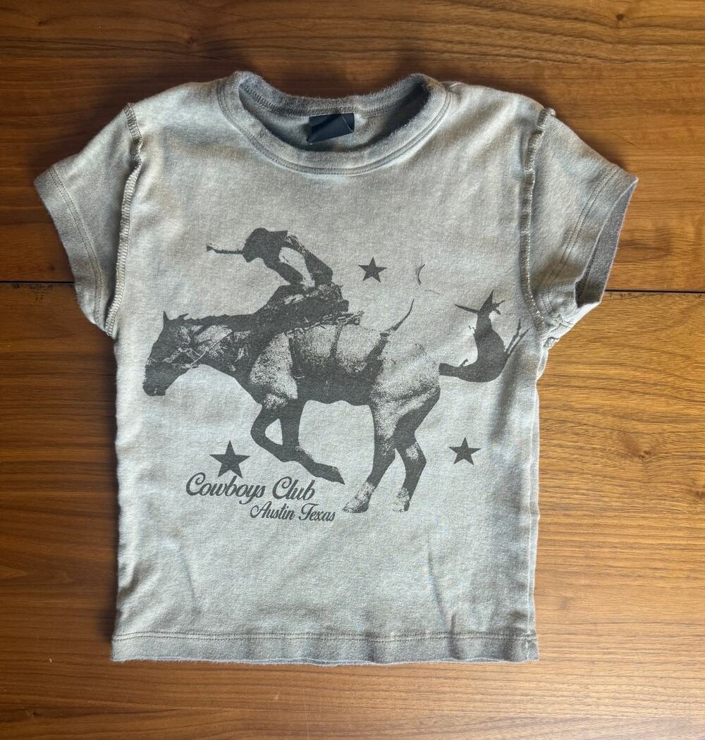 Urban Outfitters Cowboys Club Austin Texas Western Graphic Tee XS